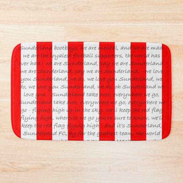 Item preview, Fan Chants - Sunderland (Red&White/Black) designed and sold by STUFFbyMJS.