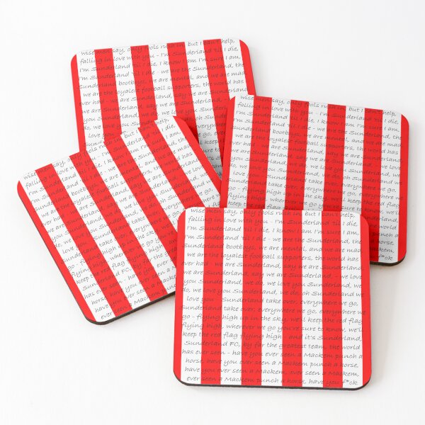 Item preview, Fan Chants - Sunderland (Red&White/Black) designed and sold by STUFFbyMJS.