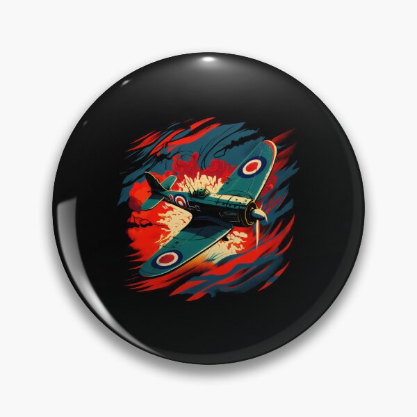 Item preview, Spitfire Airplane Vintage Pilot Aviator Military Warbirds designed and sold by farhanhafeez.