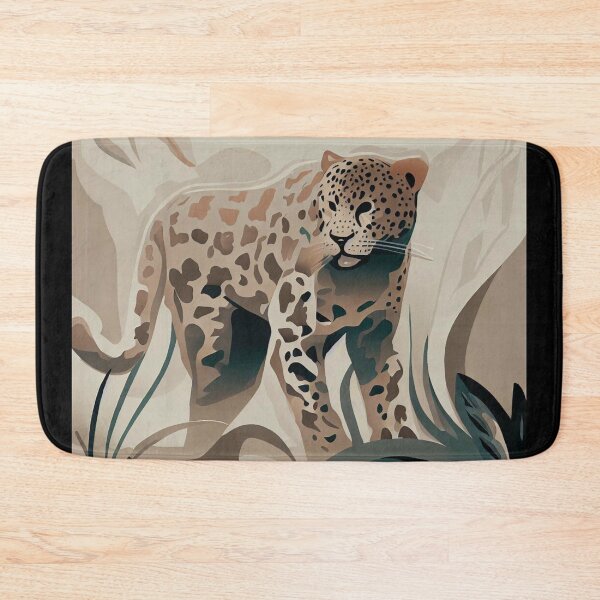 Item preview, Leopard relaxes in the jungle designed and sold by vk09.