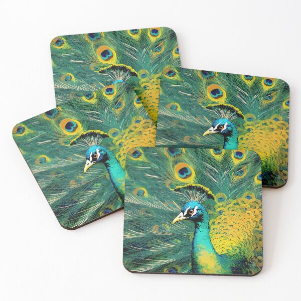 Item preview, Abstract Peacock Animal Print - Beauty and Vibrant designed and sold by TheImperfecto.