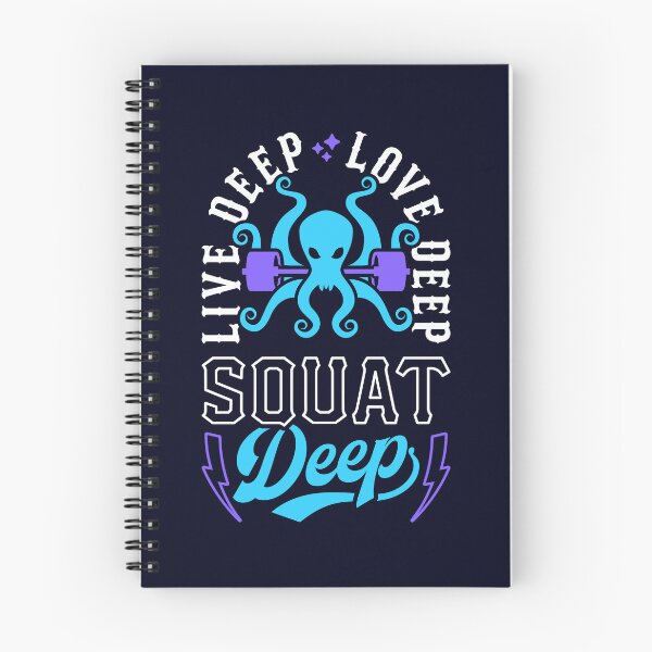 Item preview, Live Deep Love Deep Squat Deep Kraken designed and sold by Brogress Project.
