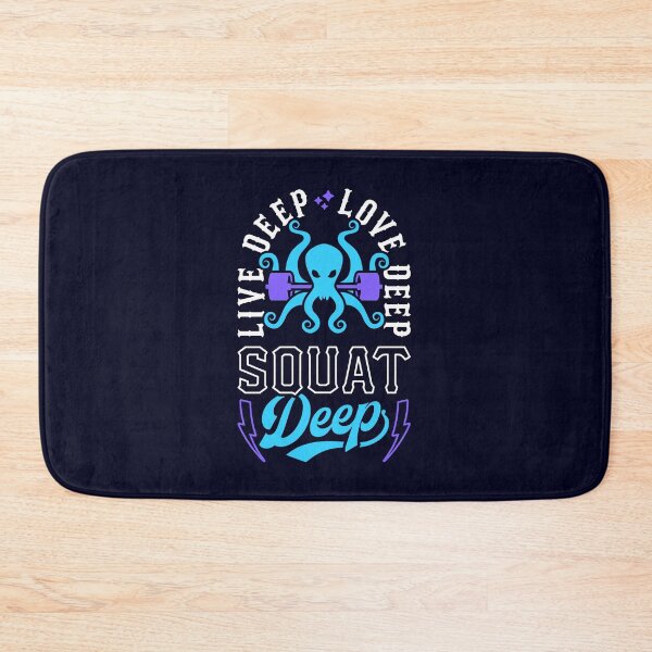 Item preview, Live Deep Love Deep Squat Deep Kraken designed and sold by Brogress Project.