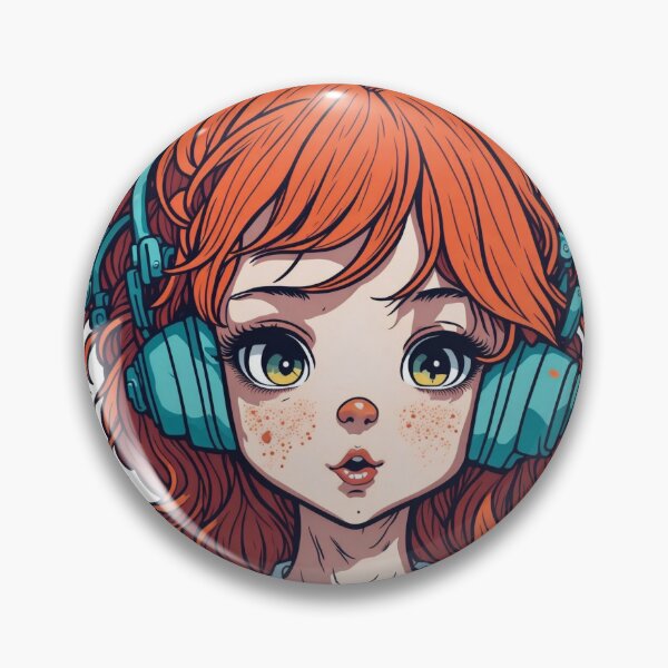 Artikelvorschau, Cute girl wearing headset. entworfen und verkauft von Amorndetch.