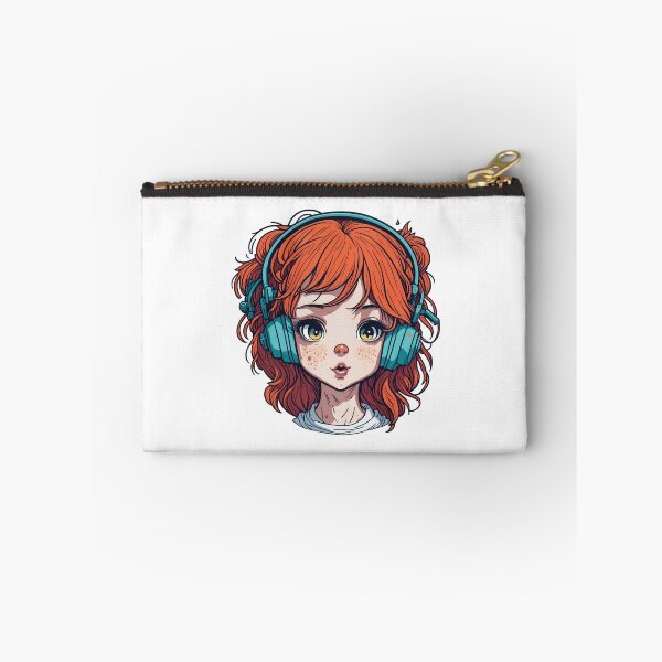 Artikelvorschau, Cute girl wearing headset. entworfen und verkauft von Amorndetch.