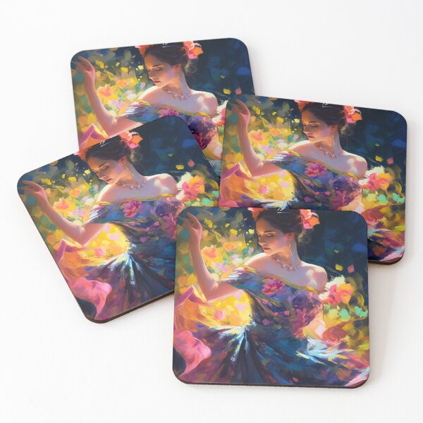 Item preview, Dancing in the Garden designed and sold by Red Witch Art.