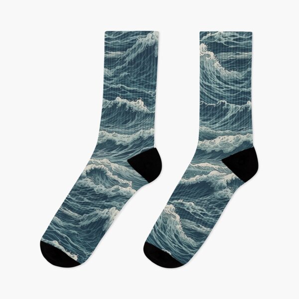 Item preview, Beautiful Ocean Pattern Print designed and sold by CreaturesLikeUs.