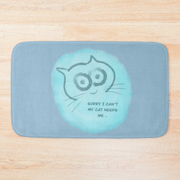 Item preview, Funny cat design,my cat needs me print art designed and sold by Hannonaa.