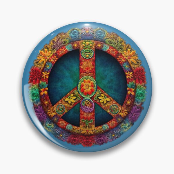 Item preview, Flower Peace Symbol Sign designed and sold by Juliascutecornr.