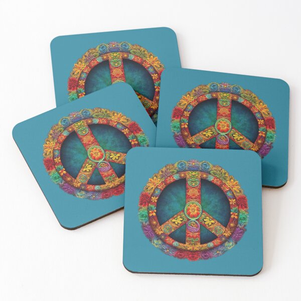 Item preview, Flower Peace Symbol Sign designed and sold by Juliascutecornr.