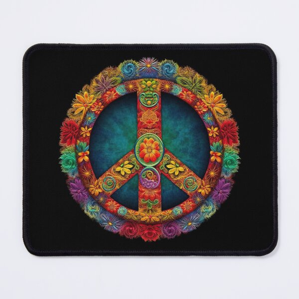 Item preview, Flower Peace Symbol Sign designed and sold by Juliascutecornr.