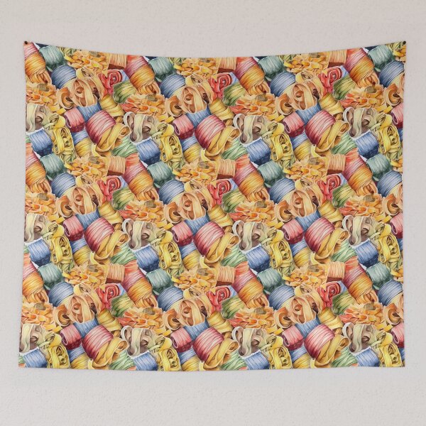 Item preview, Pasta salad summer party - Poster - The colorful pasta plate - Pasta love designed and sold by Pixelboys.