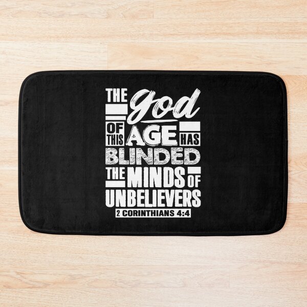 Item preview, 2 Corinthians 4:4 The god Of This Age Has Blinded The Minds Of Unbelievers designed and sold by plushism.