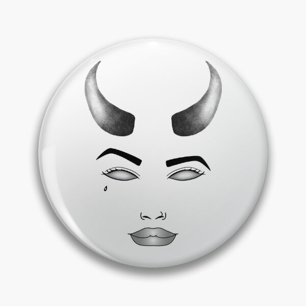 Item preview, Demonic woman with piercing and face tattoo designed and sold by fiercemissf.