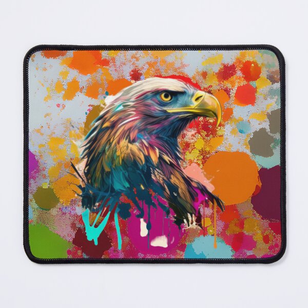 Item preview, Colorful Eagle Rainbow Colors Spalsh Eagle Pattern Design  designed and sold by ZANNIX.