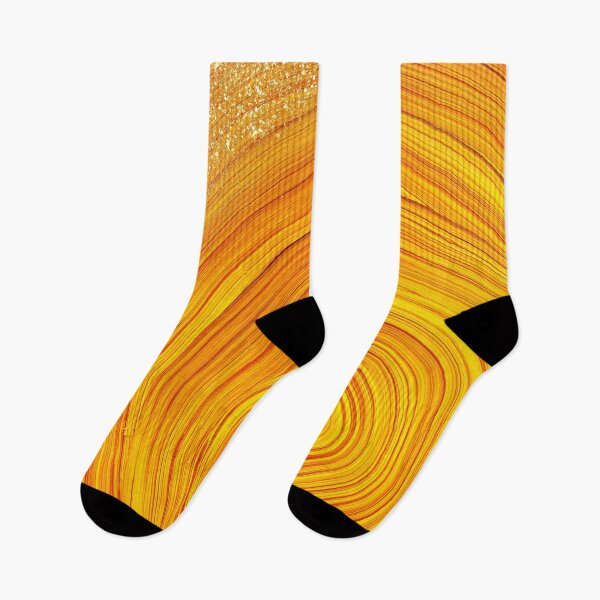 Item preview, Glittery yellow-orange swirl abstract design designed and sold by RinaGArt.