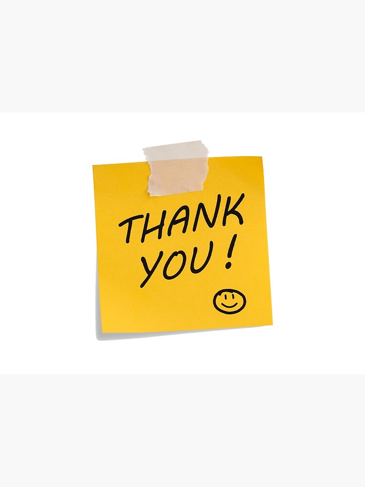 Thank you Post-it Notes" Greeting Card by russ867 | Redbubble