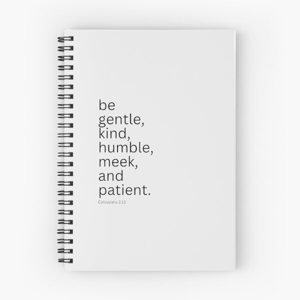 Item preview, Colossians 3:12 | be gentle kind humble meek and patient designed and sold by Faith at Work.