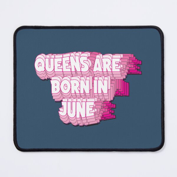 Item preview, Queens are born in June quote  designed and sold by Donutlovers.