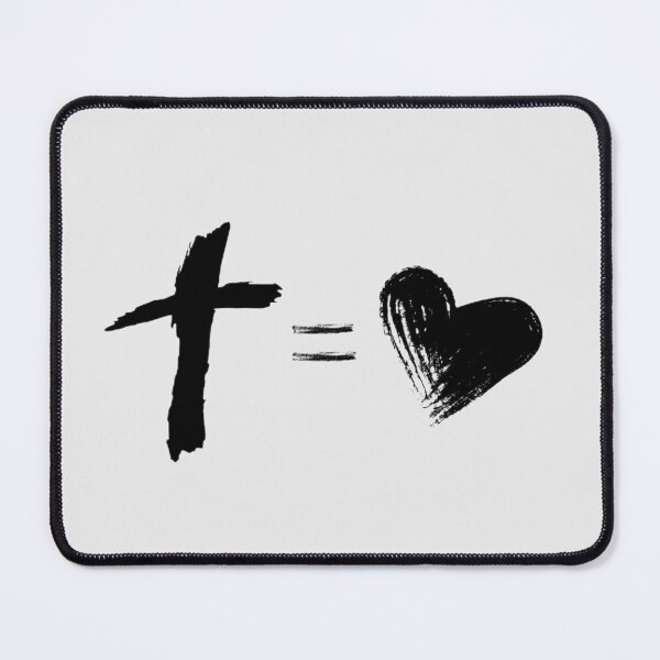 Item preview, Jesus Loves You | Cross equals Heart | Jesus is Love | Cross is Love designed and sold by Faith at Work.