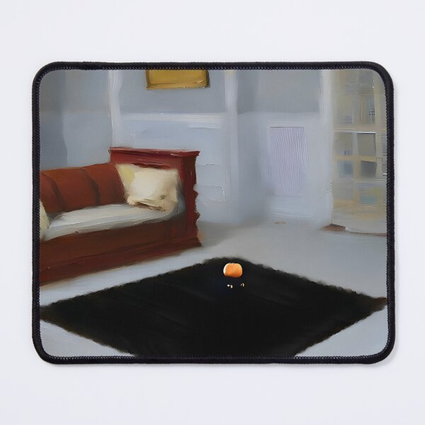 Item preview, Black cat and tangerine designed and sold by Anaaquisparina.
