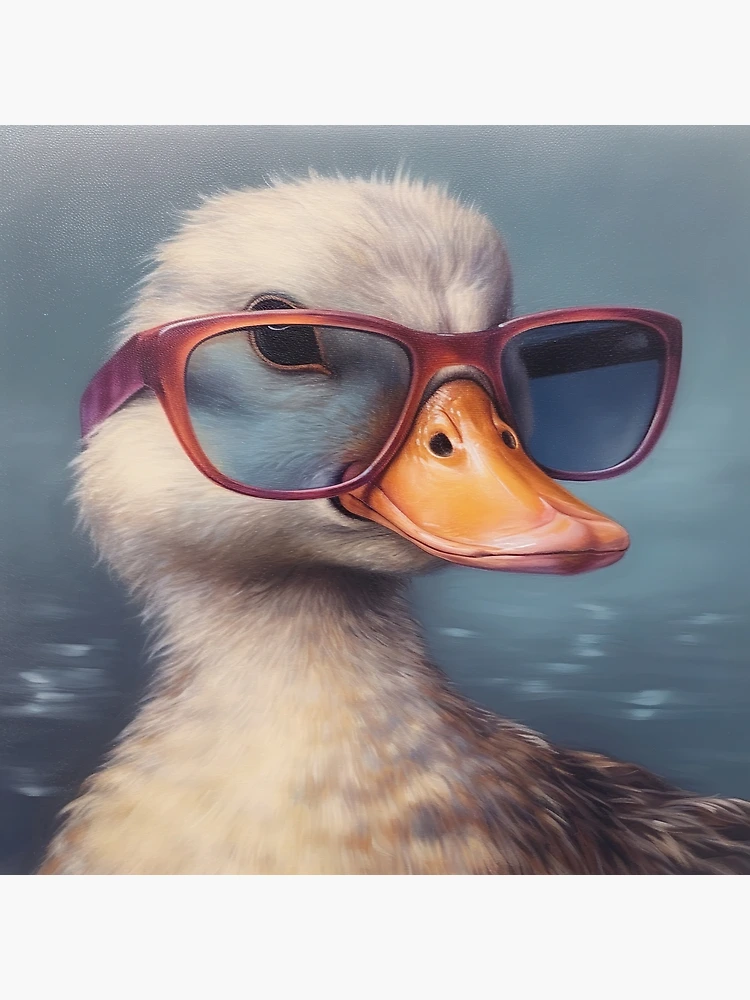 Cool Yellow Duck With Sunglasses Stock Illustration - Download Image Now -  Rubber Duck, Baby Chicken, Humor - iStock