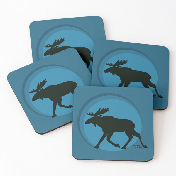 Item preview, caribou on the run - moose hunting designed and sold by Aurealis Creatief.