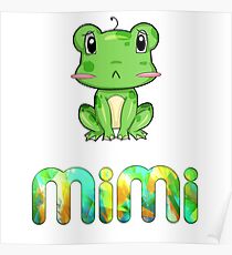 Mimi Frog Poster