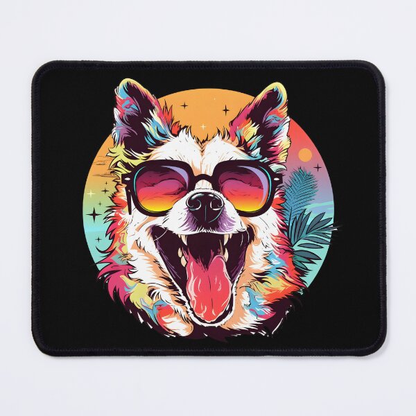 Item preview, dog beach summer dog chilling designed and sold by ArtHideaway.