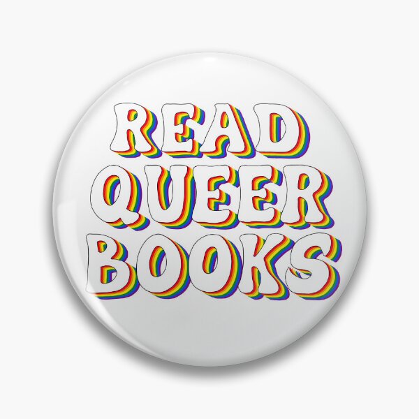 Item preview, read queer books (rainbow version) designed and sold by CarolinCreates.