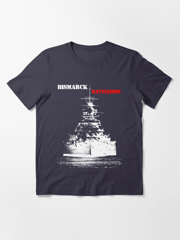 Alternate view of Bismarck - Battleship Essential T-Shirt