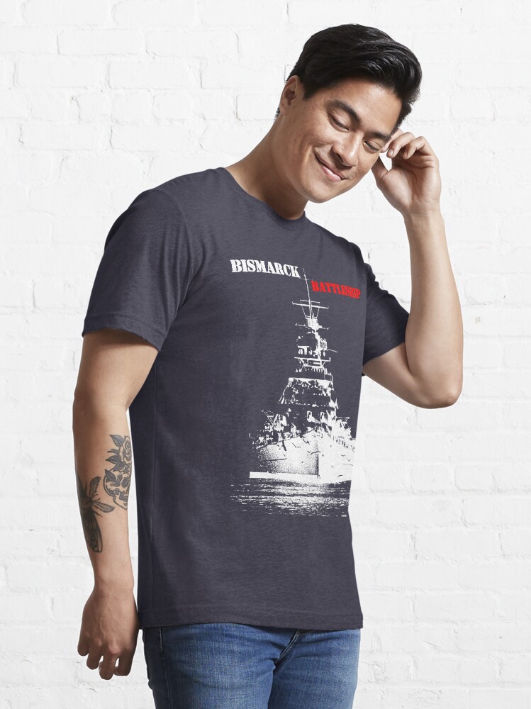 Alternate view of Bismarck - Battleship Essential T-Shirt