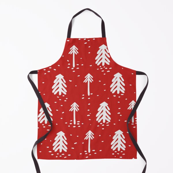 Item preview, minimal winter woodland pattern designed and sold by rysunki-malunki.
