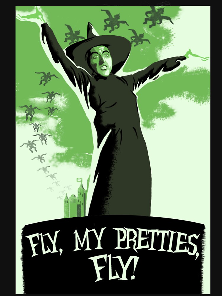 Thumbnail 3 of 3, Fitted T-Shirt, Fly My Pretties! designed and sold by tocath.