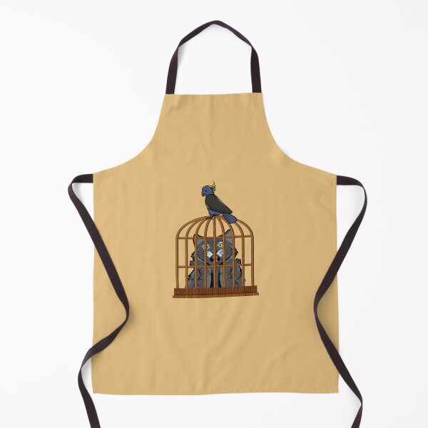 Item preview, Cat hunting bird in the cage designed and sold by Donutlovers.