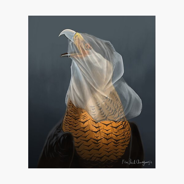 Item preview, Bird stuck in plastic bag designed and sold by Musa David Oluwayanmife.