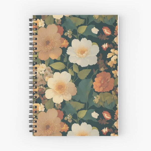 Item preview, Generated 70s Watercolor Tropical Flower and Leaf pattern  designed and sold by AiArtMerch.