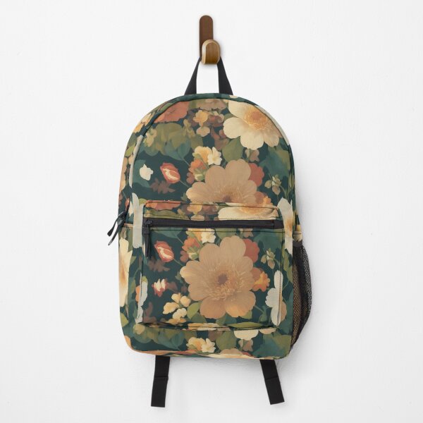 Item preview, Generated 70s Watercolor Tropical Flower and Leaf pattern  designed and sold by AiArtMerch.