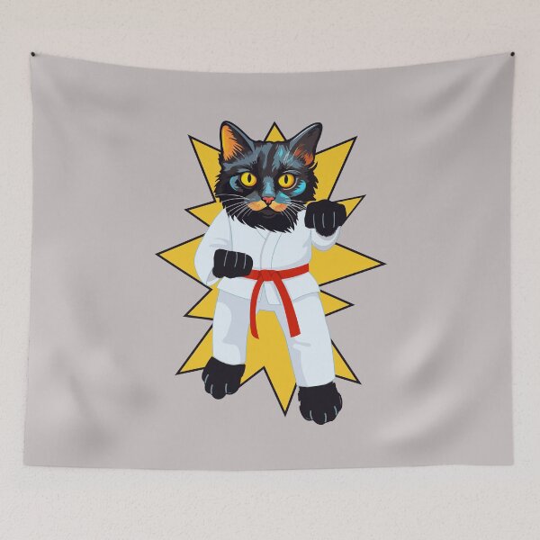 Item preview, Karate Master Cat designed and sold by AMERICANCHEEZ.