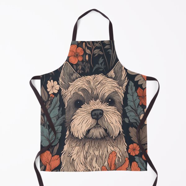 Item preview, Dog in a field of flowers Illustration designed and sold by 11pixeli.