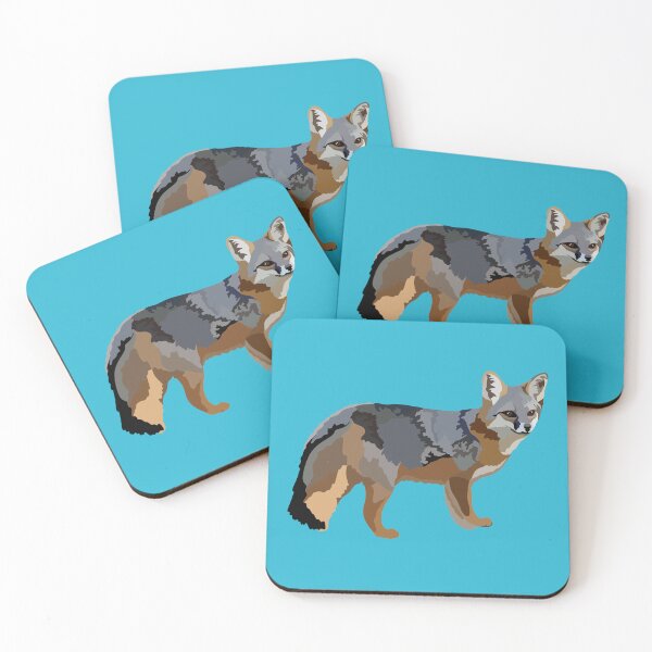 Item preview, I is for Island Fox,Island Fox – Endemic California Wildlife Illustration designed and sold by PrettylittlepastelUk.