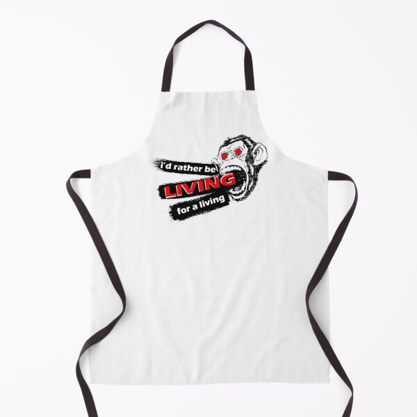 Item preview, ANGRY APE - i'd rather be living for a living designed and sold by zrofux.
