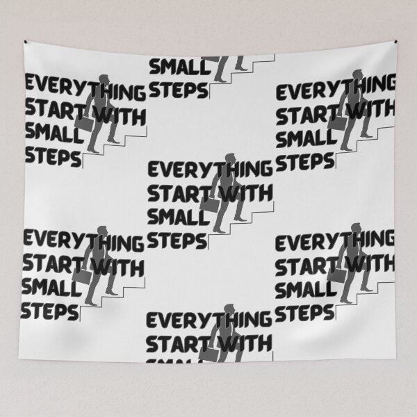 Item preview, Everything Start With Small Step designed and sold by word2world.