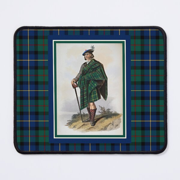 Item preview, Clan MacLeod Vintage Portrait Tartan Border designed and sold by plaidwerx.