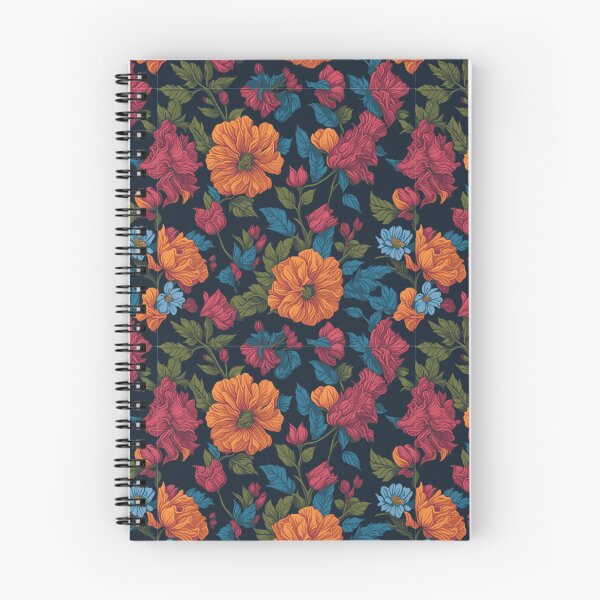 Item preview, Retro Floral Pattern Mid Century Flowers designed and sold by Niranjana Aja.