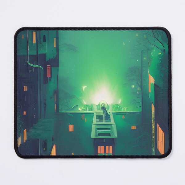 Item preview, Eerie Illumination: Living on the Edge in the Green Lit City designed and sold by fkc666.
