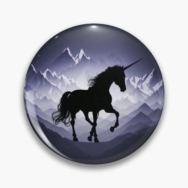 Item preview, Artistic Print of a Unicorn in the Mountains designed and sold by TGAL2.