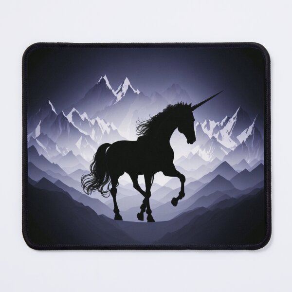 Item preview, Artistic Print of a Unicorn in the Mountains designed and sold by TGAL2.