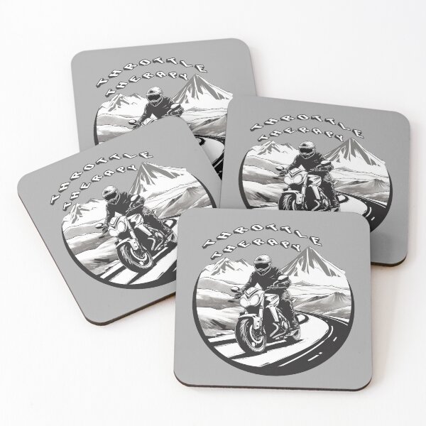 Item preview, Motorbike In The Mountains Throttle Therapy Line designed and sold by IMP-creative.