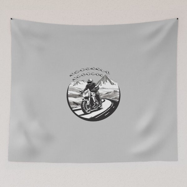 Item preview, Motorbike In The Mountains Throttle Therapy Line designed and sold by IMP-creative.